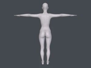 female basemesh 3D Model