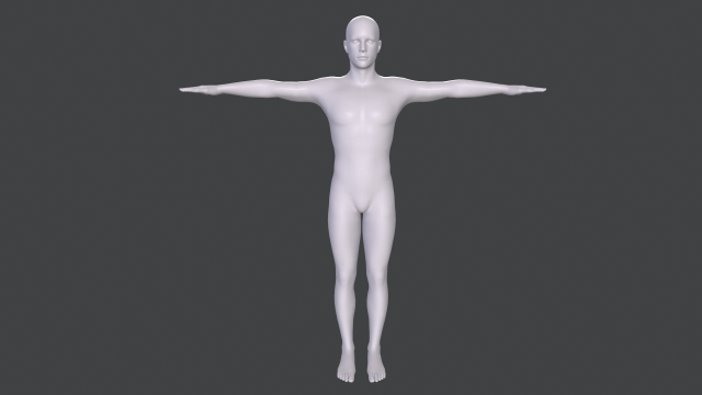 male base mesh Model 3D .c4d .max .obj .3ds .fbx .stl .blend 