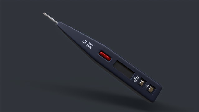 electric meter Modello 3D .c4d .max .obj .3ds .fbx .stl .blend 