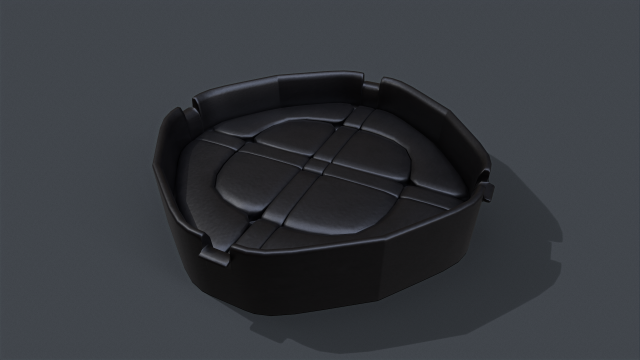 ashtray Modelo 3D .c4d .max .obj .3ds .fbx .stl .blend 