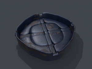 ashtray Modelo 3D