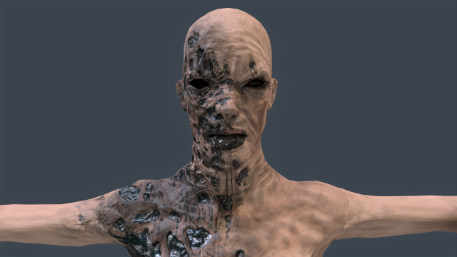 female zombie 02 Modèle 3D .c4d .max .obj .3ds .fbx .stl .blend