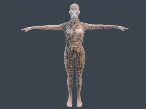 female zombie 02 Modèle 3D