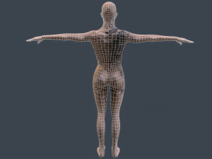 female zombie 02 Modèle 3D