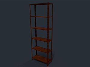 Metal Shelve 3D Model