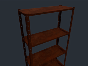 Metal Shelve 3D Model