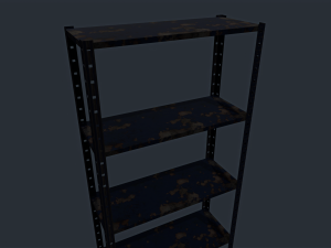 Metal Shelve 3D Model