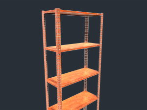 Metal Shelve 3D Model