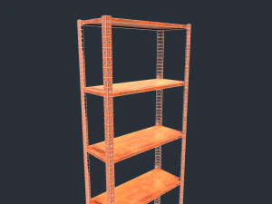 Metal Shelve 3D Model