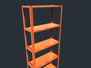 Metal Shelve 3D Model