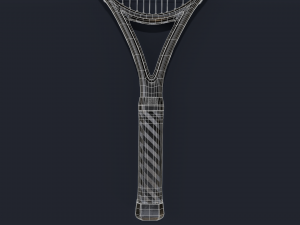 Tennis Racket 3D Model
