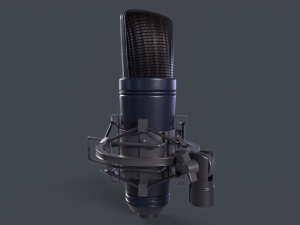 Studio Microphone 3D Модель