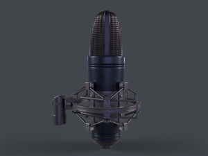 Studio Microphone 3Dモデル
