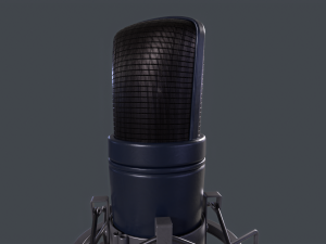 Studio Microphone 3Dモデル