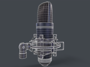 Studio Microphone 3Dモデル