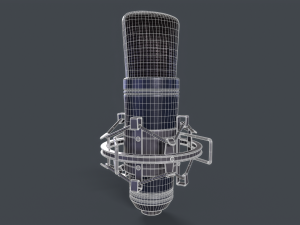 Studio Microphone 3Dモデル