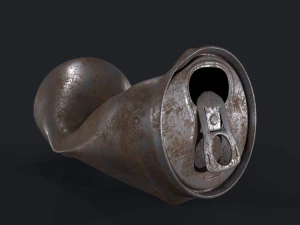Tincan Crushed 3D Model