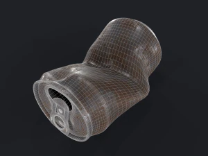 Tincan Crushed 3D Model