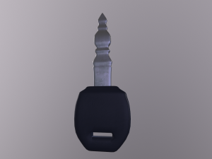 Vehicle Key Model 3D