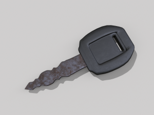 Vehicle Key Model 3D