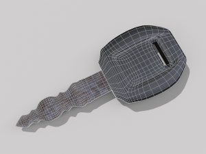 Vehicle Key Model 3D