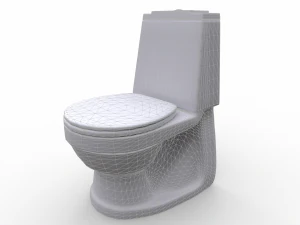 Wc Toilet 3D Model
