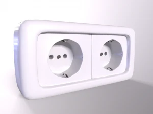 Elektrische aansluiting 3D Model