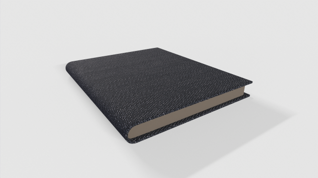 Leather bound book 3D 모델 .c4d .max .obj .3ds .fbx .stl .blend 