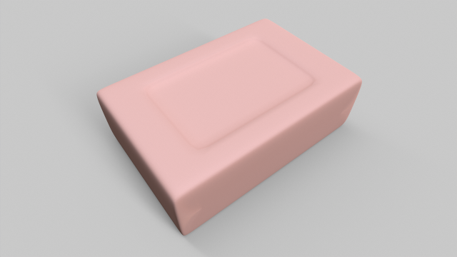 Bath Soap 3D Model .c4d .max .obj .3ds .fbx .stl .blend 