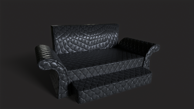 Sofa Furniture Modèle 3D .c4d .max .obj .3ds .fbx .stl .blend 