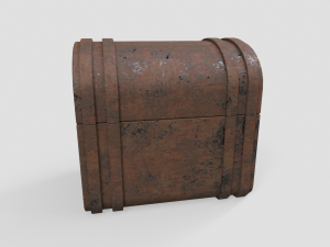 Old Loot Chest Model 3D
