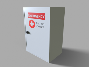 First Aid Cabinet 3D Model