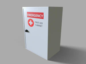 First Aid Cabinet 3D Model