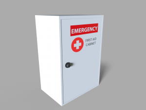 First Aid Cabinet 3D Model