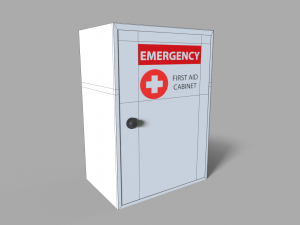 First Aid Cabinet 3D Model