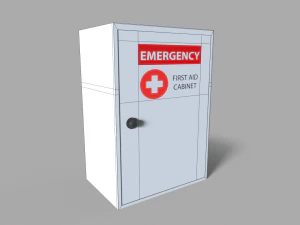 First Aid Cabinet 3D Model