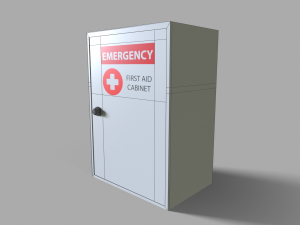 First Aid Cabinet 3D Model