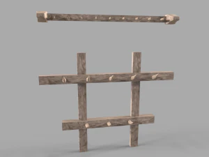 Medieval Hangers 3D Model
