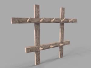 Medieval Hangers 3D Model