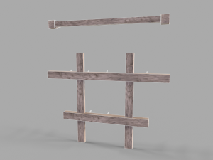 Medieval Hangers 3D 모델