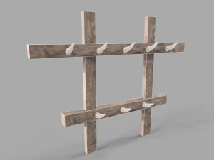 Medieval Hangers 3D Model