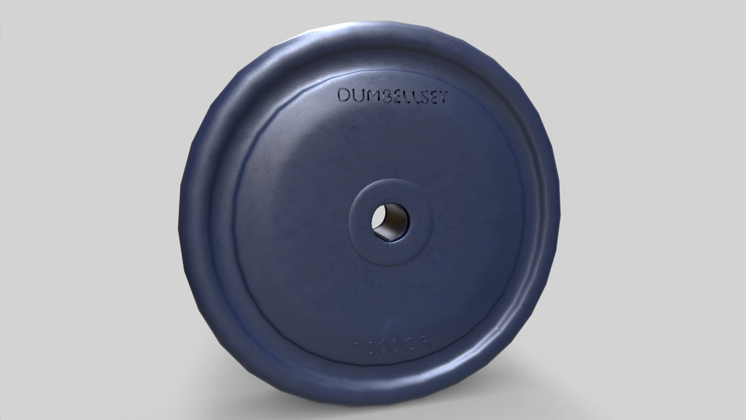Dumbbell Z 3D Model .c4d .max .obj .3ds .fbx .stl .blend 