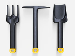 3 पीस गार्डन सेट 3D मॉडल