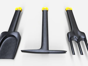 3 Piece Garden Set 3D Model