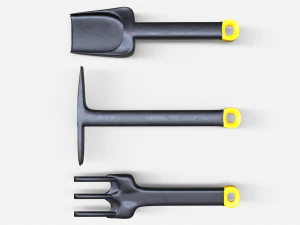 3 Piece Garden Set 3D Model