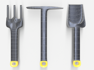 3 Piece Garden Set 3D Model