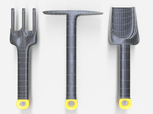 3 Piece Garden Set 3D Model