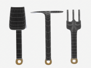 3 Piece Garden Set 3D Model