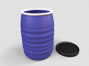 Plastic barrel 3D Модель