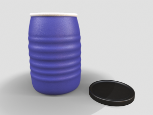 Plastic barrel 3D Модель